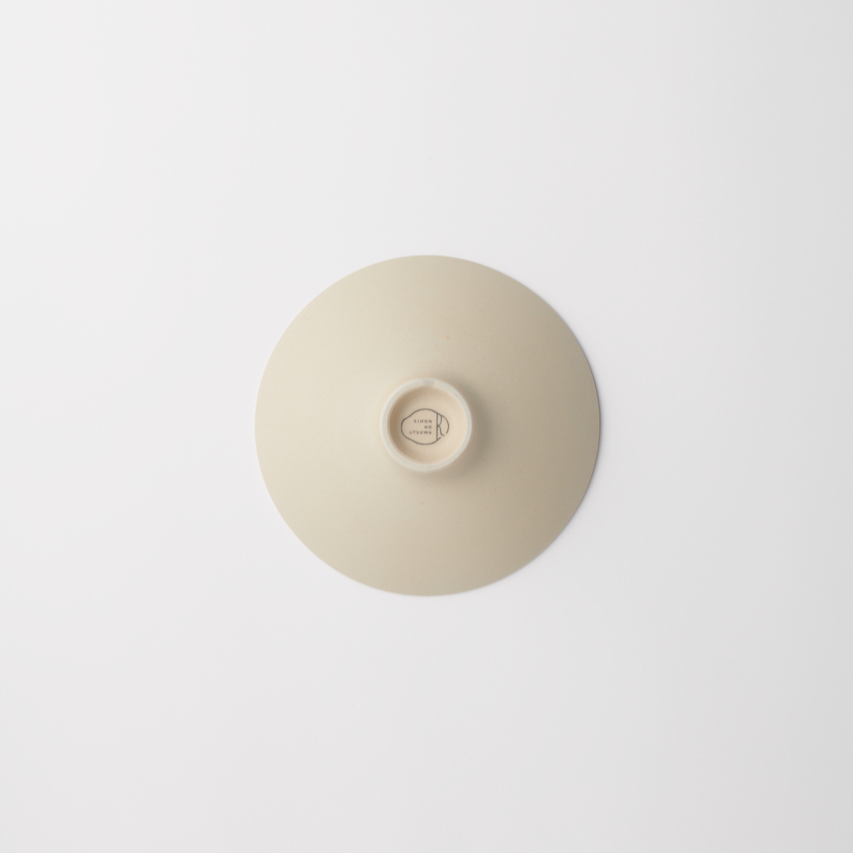 スライドショーこなれ小鉢 焼き締め 白茶の画像を開く