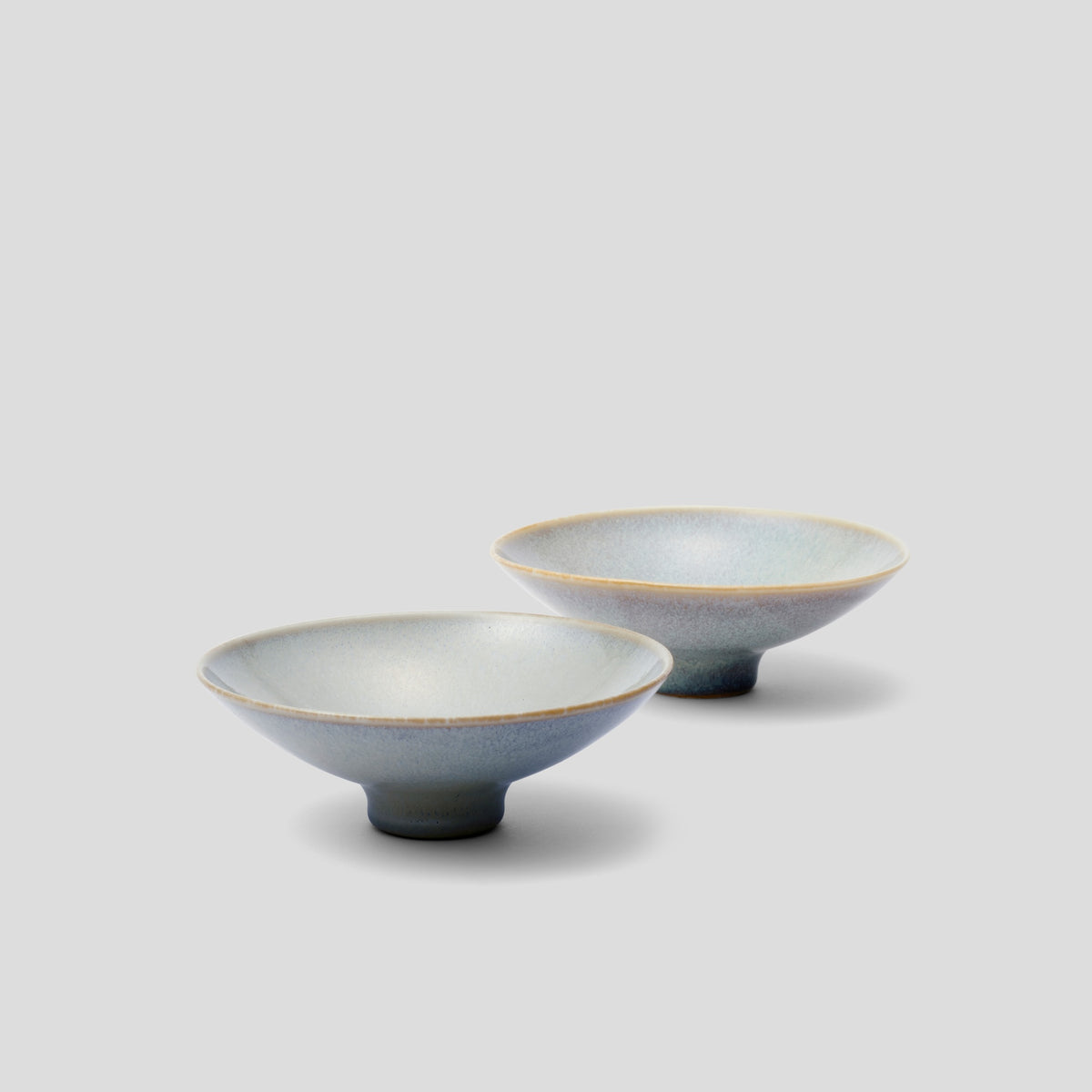 スライドショーこなれ小鉢 灰 2枚セットの画像を開く