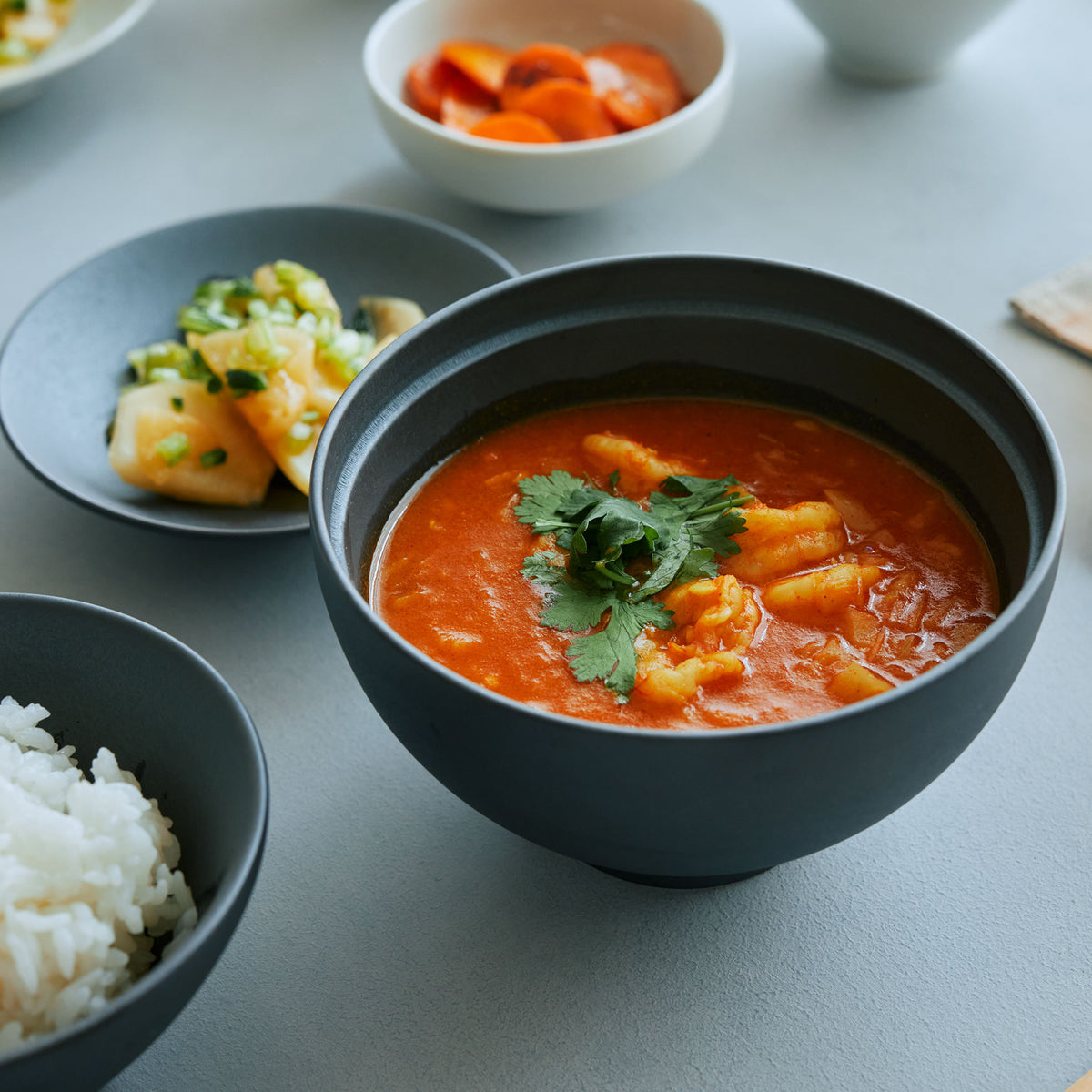 スライドショー【予約販売】よりそう入れ子碗セット 黒の画像を開く