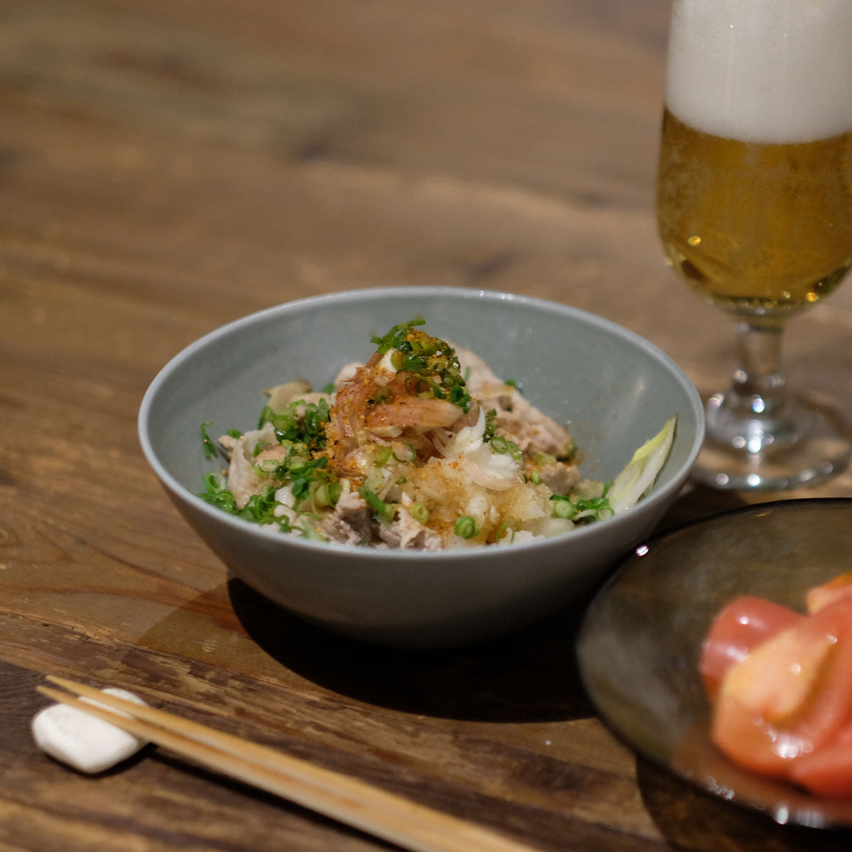 スライドショー日々ボウル 白・深緑 2枚セットの画像を開く