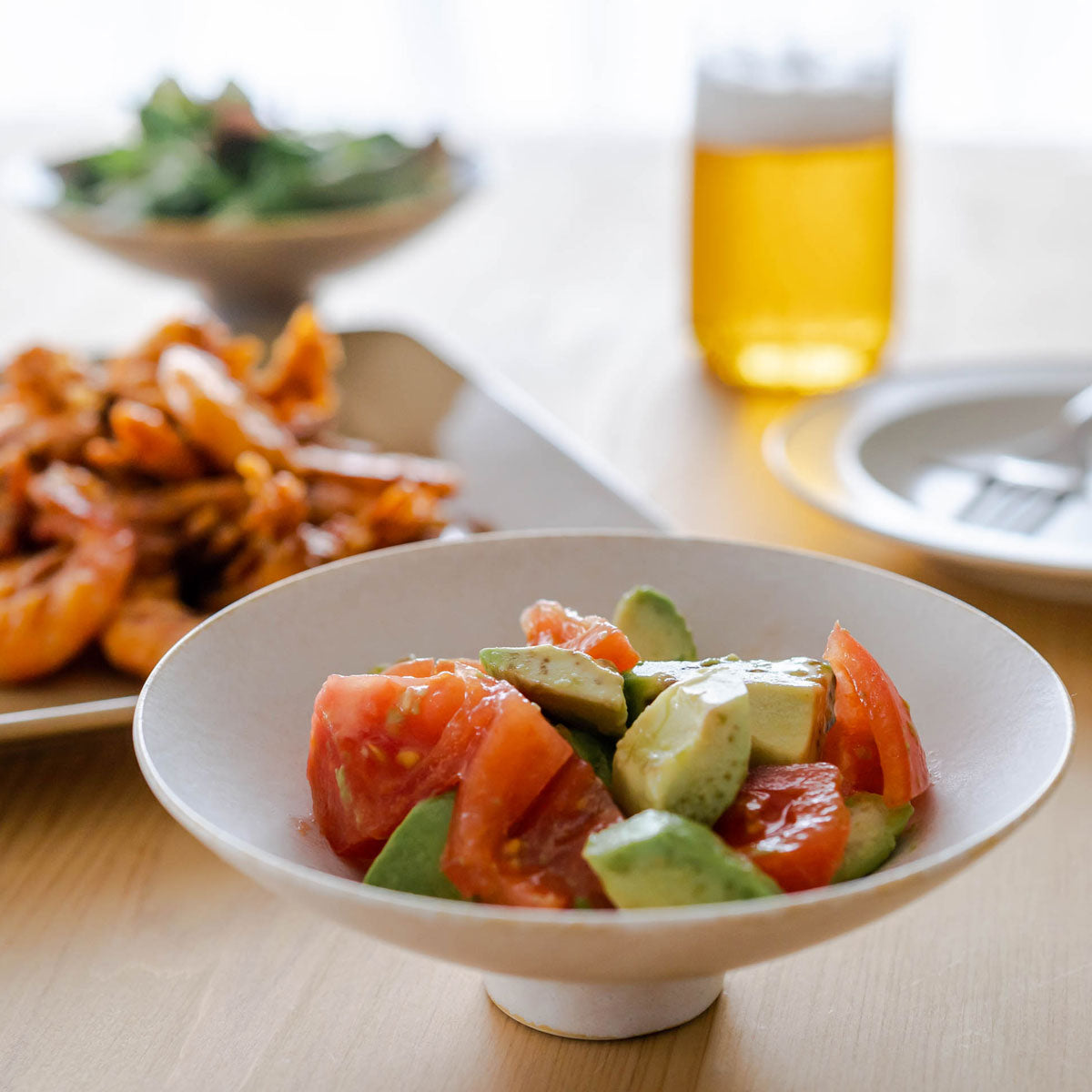 スライドショーこなれ小鉢 白の画像を開く