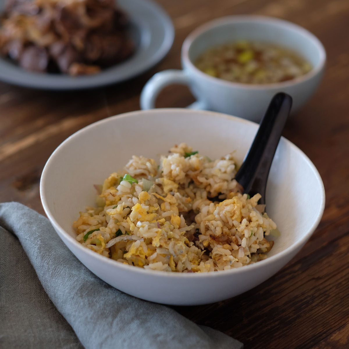 スライドショー日々ボウル 白の画像を開く